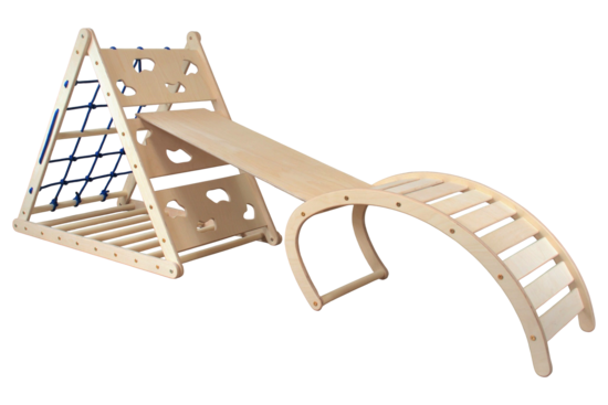 Advanced Climbing triangle + Slide + Rocker // 5-in-1 SET